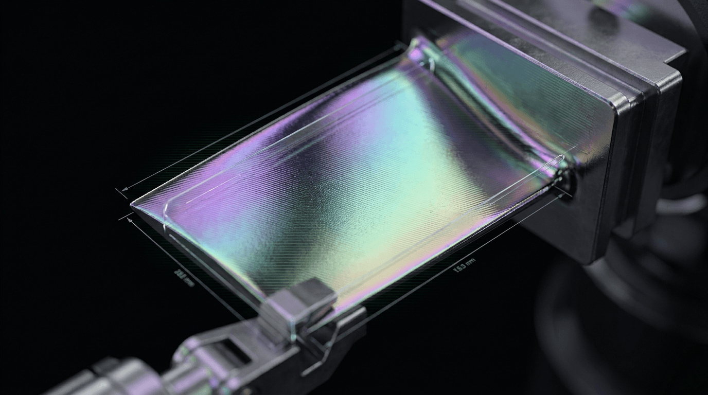 Single-crystal titanium turbine blade in a precision fixture
